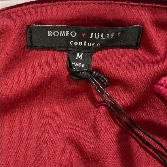 NWT. Romeo & Juliet Couture Red Midi Dress Size M. - Picture 7 of 10